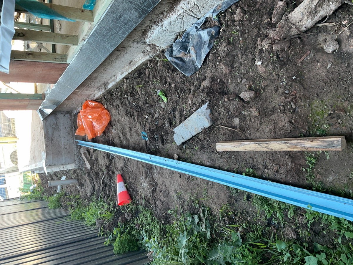 Site not graded, recorded on a frame inspection in Schofields